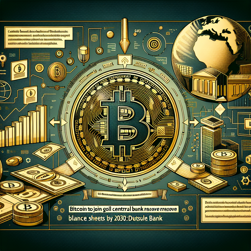 Bitcoin to Join Gold on Central Bank Reserve Balance Sheets by 2030