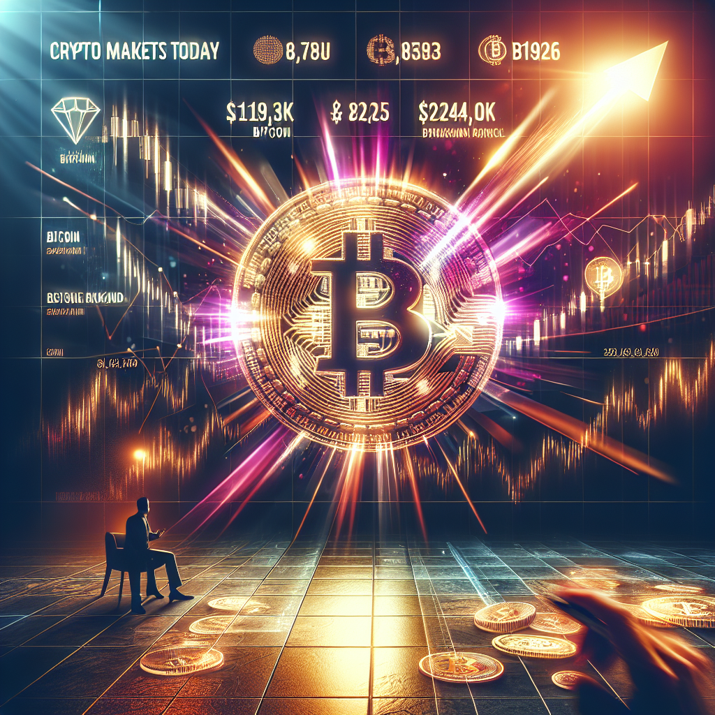 Crypto Markets Today: Bitcoin Surges Past $119K as Altcoins Rally