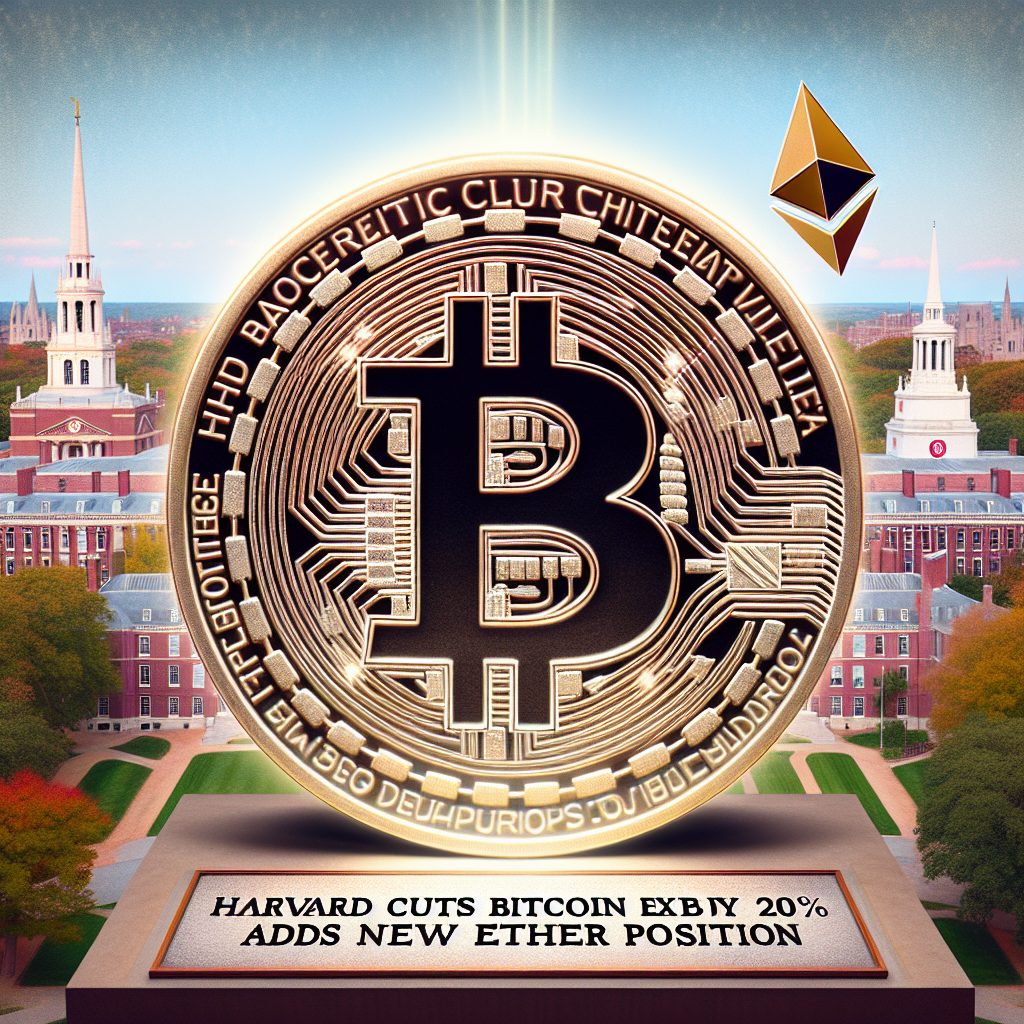 Harvard Reduces Bitcoin Holdings by 20% and Invests in Ether