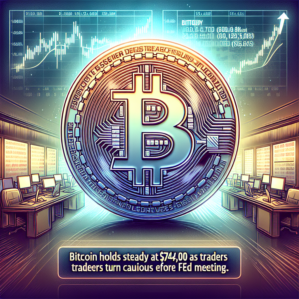 Bitcoin Steady at $74,000 as Traders Brace for Fed Meeting