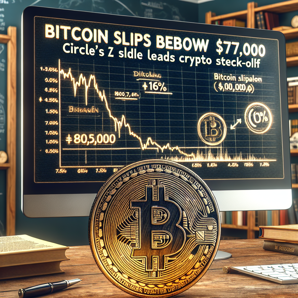 Bitcoin Dips Below $70,000 as Circle Sees 16% Decline
