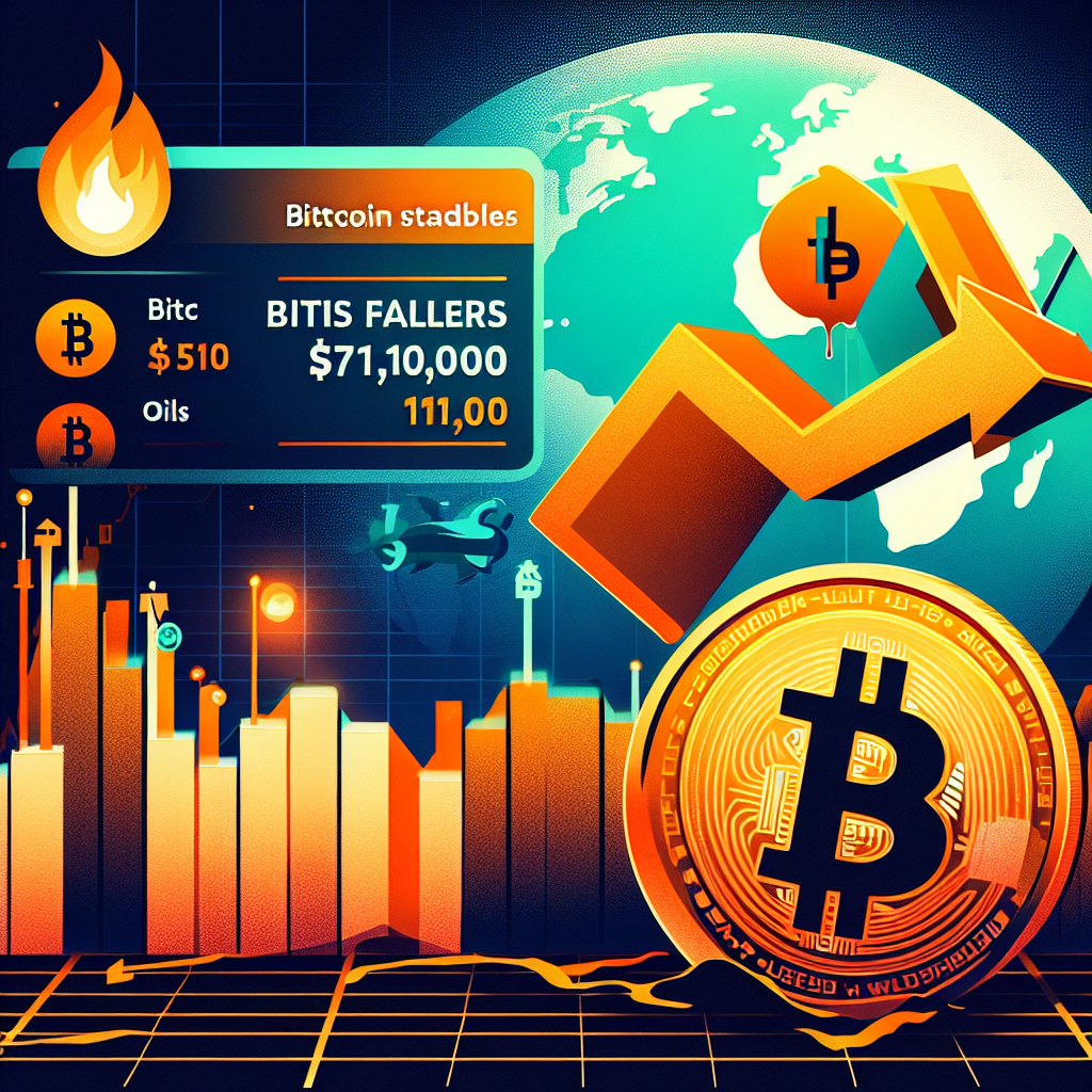 Bitcoin Steadies Above $71,000 as Oil Falls Below $100